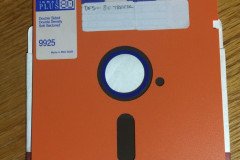 Floppy disc out of cover