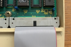 TUBE cable fitted and fed inside