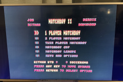 Matchday II main menu
