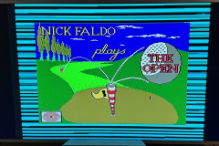 Nick Faldo plays golf title screen