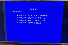 Nick Faldo plays golf main menu