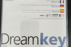 Sealed Dreamkey software disc (Rear)